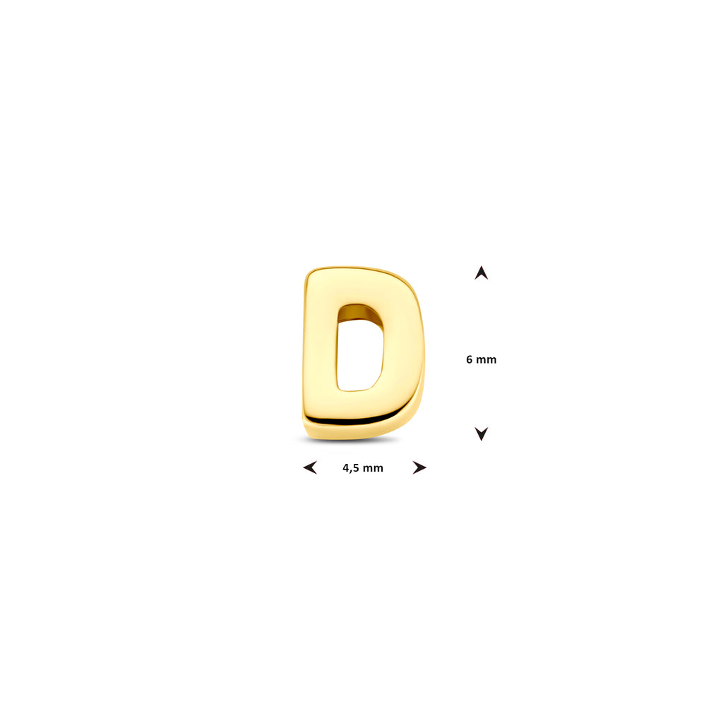 Anhänger Buchstabe 14K Gelbgold