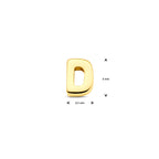 Anhänger Buchstabe 14K Gelbgold