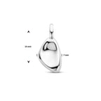 hanger zilver gerhodineerd