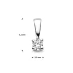hanger diamant h si 14K witgoud