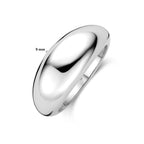 ring balloon zilver gerhodineerd
