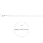 figaro 1,9 mm zilver wit