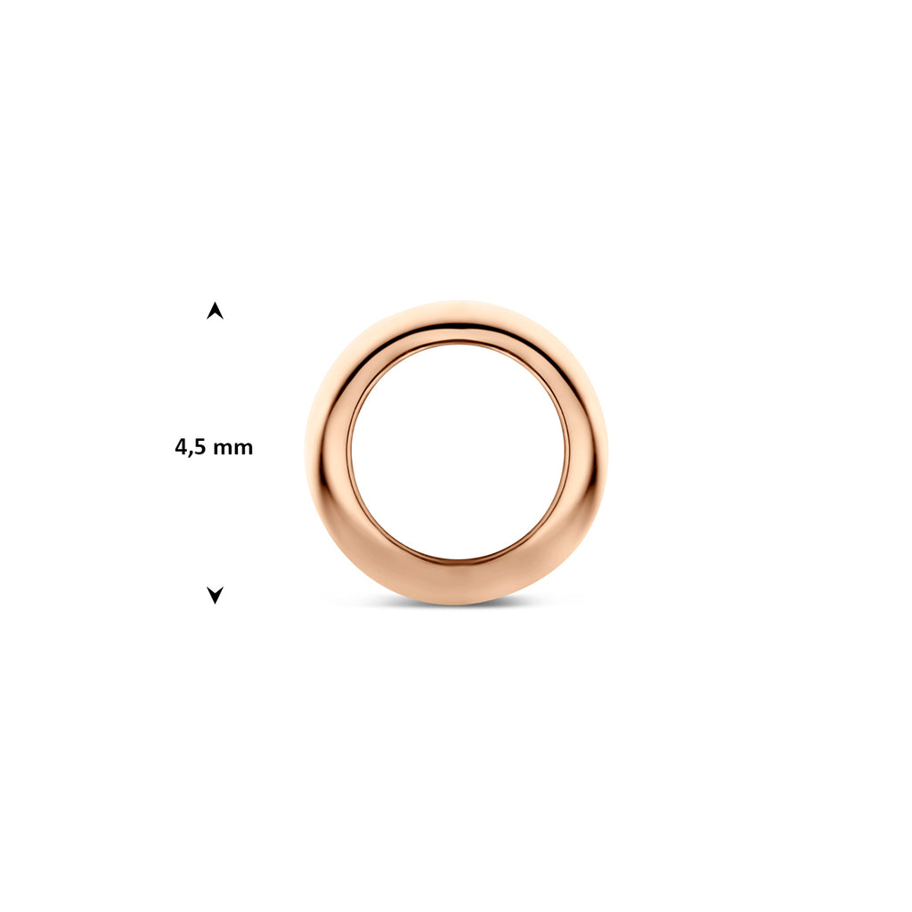 9k hanger 4,5 mm 9K rosé - rondje,bolletje,ringetje,draad