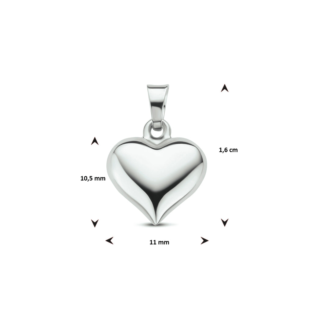hanger hartje 14K witgoud