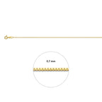 Venezianer 0,7 mm 14K Gelbgold