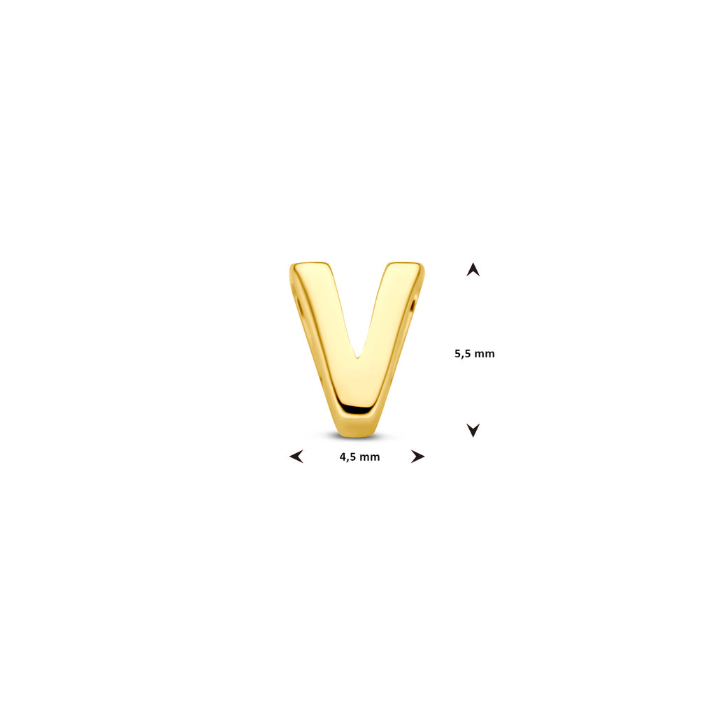 Anhänger Buchstabe 14K Gelbgold