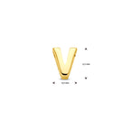Anhänger Buchstabe 14K Gelbgold