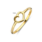 Ring Herz 14K Gelbgold