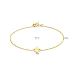 Armband Kreis 18,5 cm 14K Gelbgold