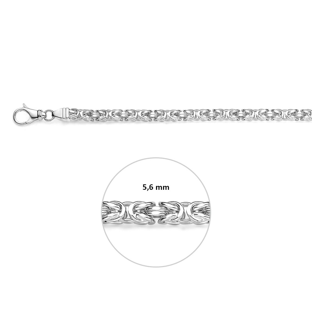konings 5,6 mm zilver wit