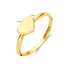 Ring Herz 14K Gelbgold