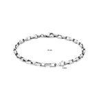 Armband Oxi 4,0 mm Silber oxidiert