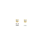 Ohrstecker Zirkonia 14K Gelbgold