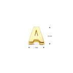 Anhänger Buchstabe 14K Gelbgold