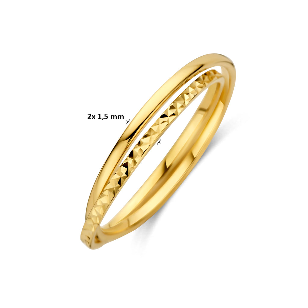Ring diamantiert 14K Gelbgold