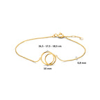 Armband 16,5 - 17,5 - 18,5 cm 14K Gelbgold