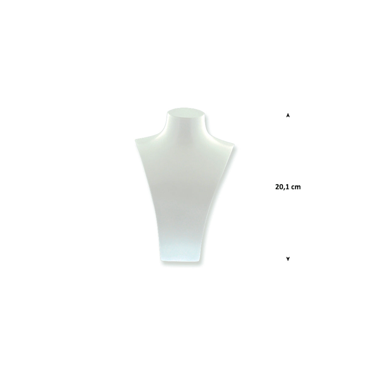 Büste weiß 201 mm POS-Materialien