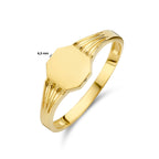Gravurring 14K Gelbgold