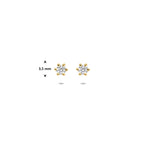 Ohrstecker Lab grown Diamant 0.20ct (2x 0.10ct) G VS 3,5 mm 14K Gelbgold