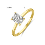 Ring Zirkonia 14K Gelbgold