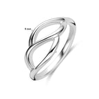ring zilver gerhodineerd