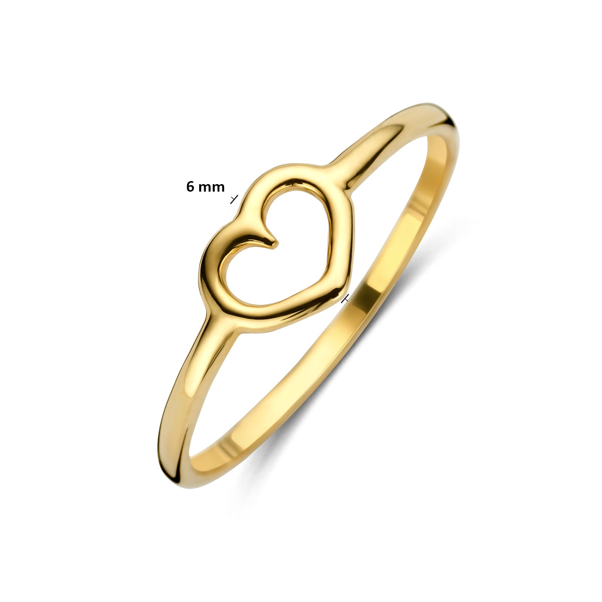 Ring Herz 14K Gelbgold