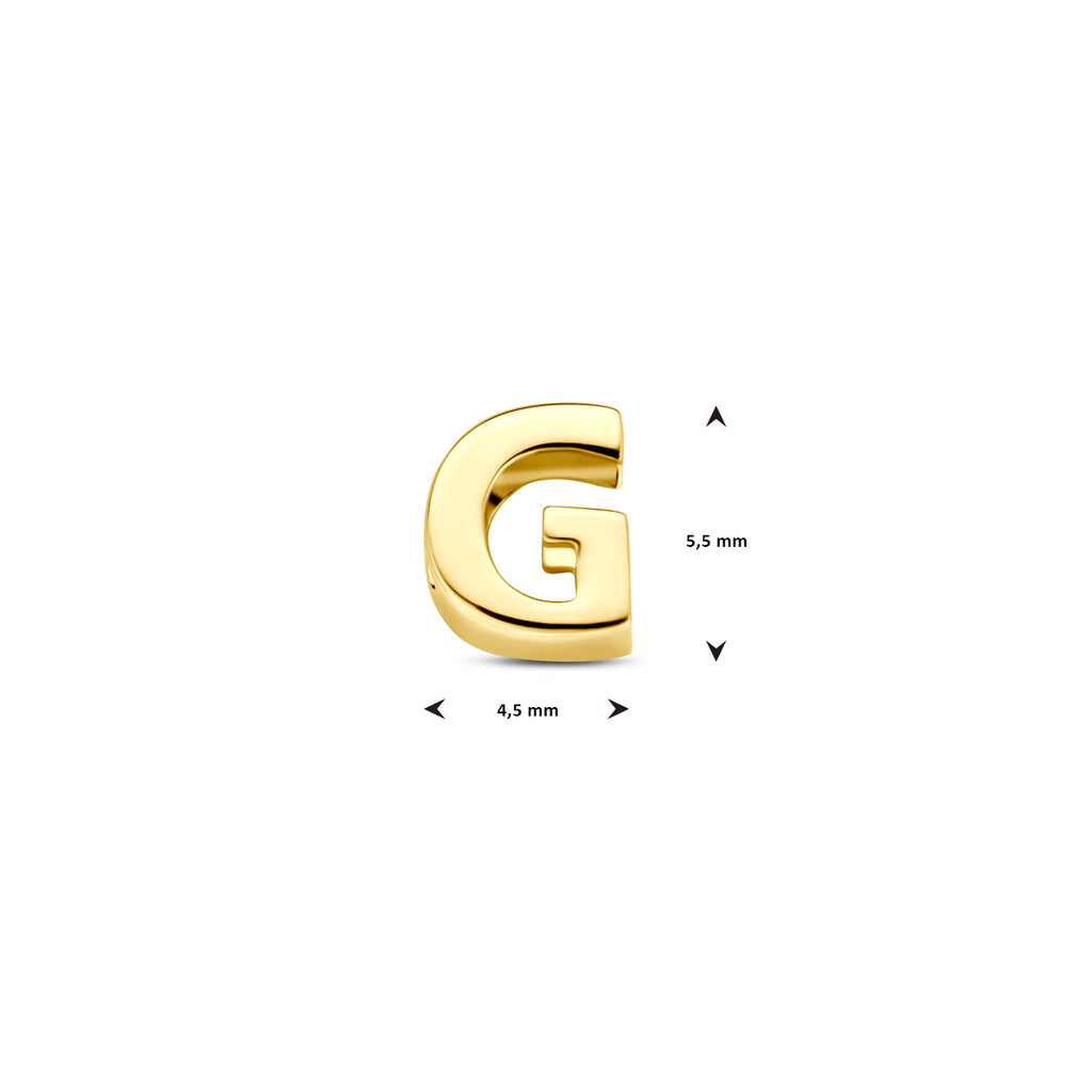 Anhänger Buchstabe 14K Gelbgold