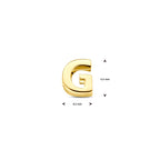 Anhänger Buchstabe 14K Gelbgold