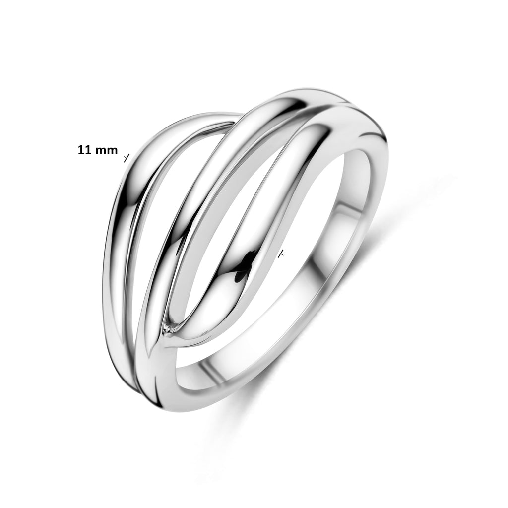 ring zilver gerhodineerd