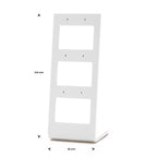 Ohrringe Display Weiß POS Materialien