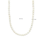 Halskette Perlen 5,0 mm 40 + 5 cm 14K Gelbgold