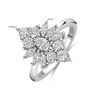 ring zirkonia zilver gerhodineerd