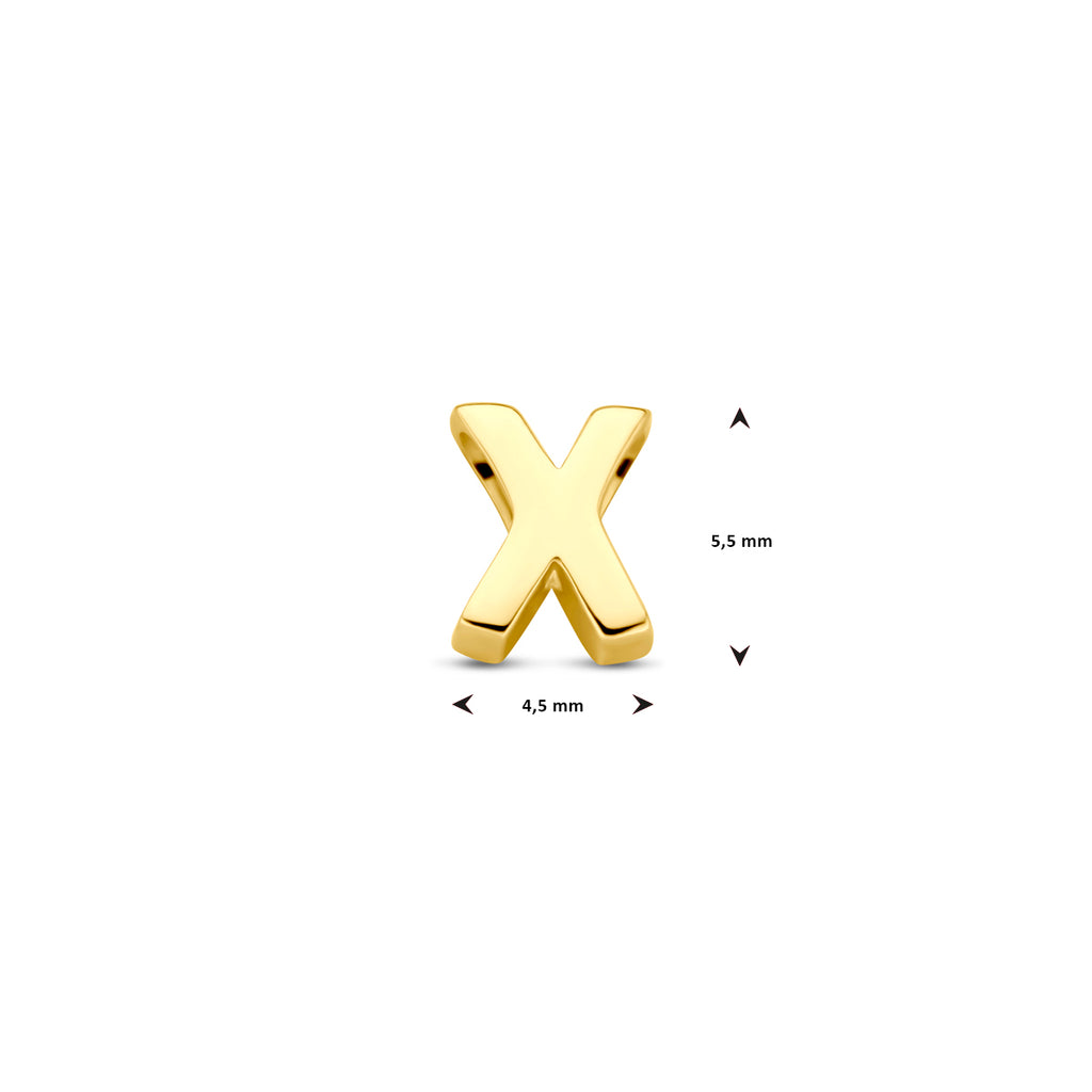 Anhänger Buchstabe 14K Gelbgold