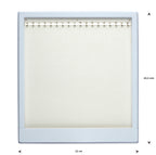 opmaaktray carrousel 245 x 220 mm wit met zilverkleurige haakjes pos materialen