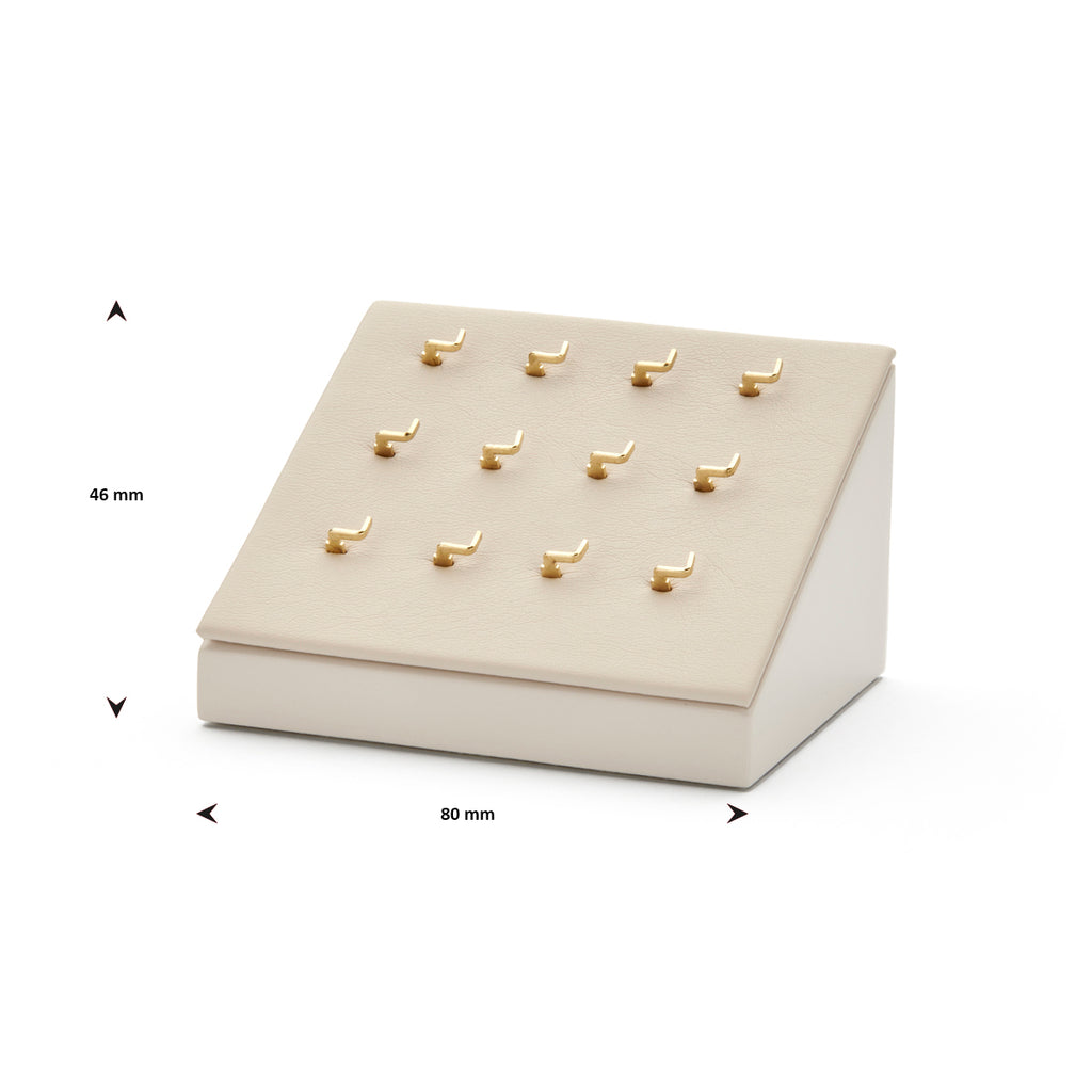 Kleiderbügel mit Geburtssteinen Display Beige POS-Materialien