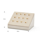 Kleiderbügel mit Geburtssteinen Display Beige POS-Materialien