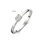 Ring Zirkonia 14K Weißgold