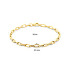 armband 3,5 mm 18 cm 14K geelgoud