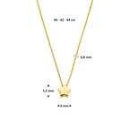 collier ster 40 - 42 - 44 cm 14K geelgoud