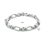 Armband Anker 6,7 mm 19 cm Silber rhodiniert