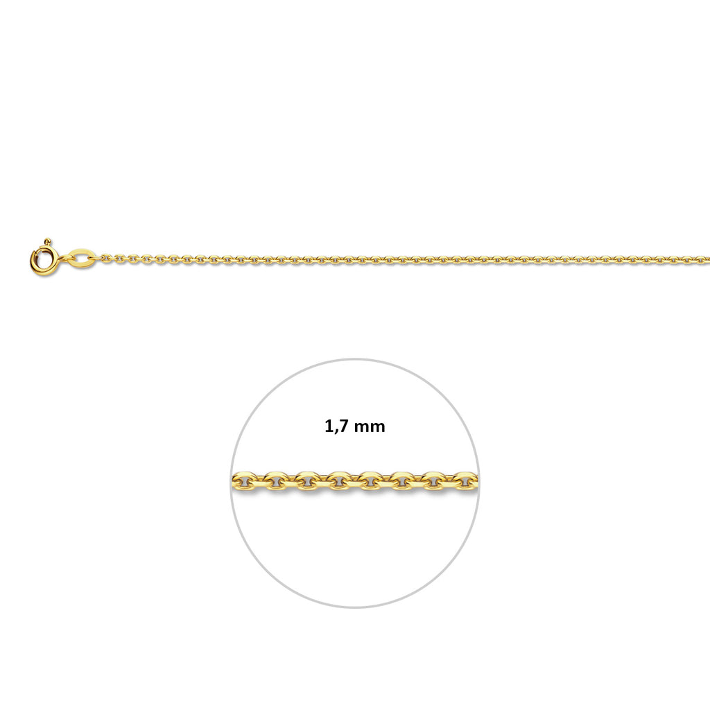 Ankerdiamantiert 1,7 mm Doublé 10/000 (gelb)