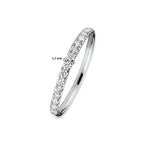 Verlängerungsring Lab-grown Diamant 0,255 ct H SI 14 K Weißgold mit Palladium