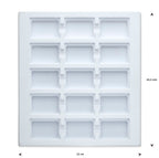 opmaaktray carrousel 245 x 220 mm wit pos materialen