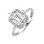 Ring Zirkonia Silber rhodiniert