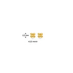 Ohrstecker Kugel 2,5 mm 14K Gelbgold