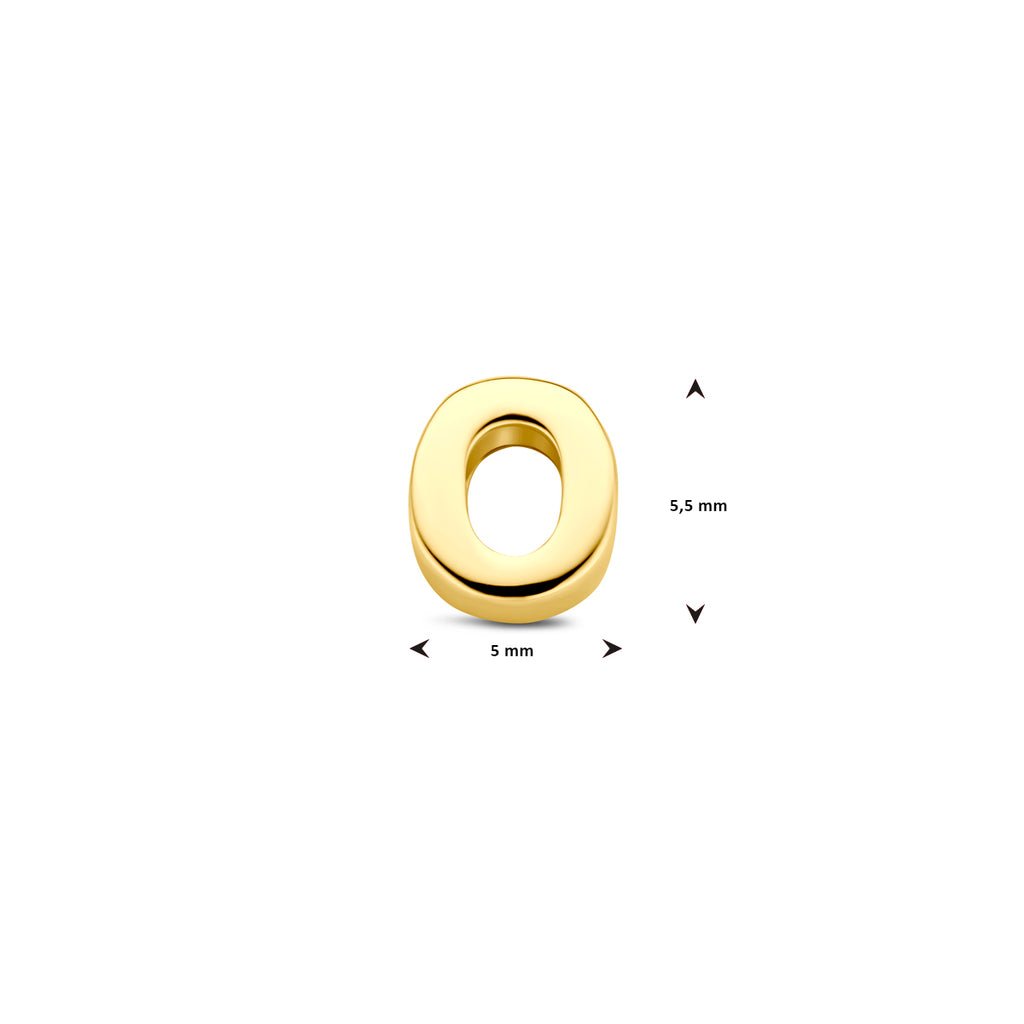 Anhänger Buchstabe 14K Gelbgold