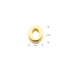 Anhänger Buchstabe 14K Gelbgold