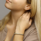 Oorknoppen strass 7 mm edelstaal