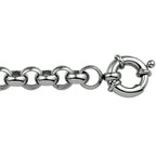 Armband jasseron 9 mm met groot springslot edelstaal