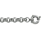 Armband jasseron 7 mm met groot springslot edelstaal